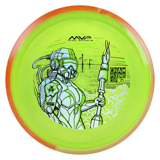 Axiom Disc Golf OTB Open 2025 Champions Cup Particle Glow Proton Virus 9/5/-3.5/1 DayGlo/Orange Yellow 172 grams