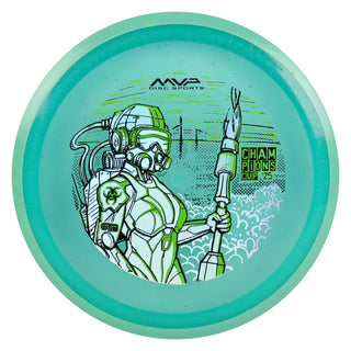 Axiom Disc Golf OTB Open 2025 Champions Cup Particle Glow Proton Virus 9/5/-3.5/1 Turquoise/Teal Blend 172 grams