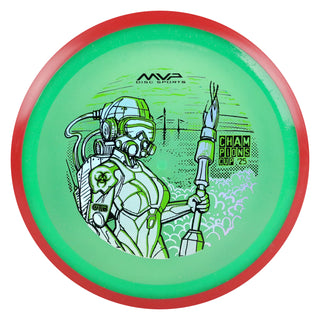 Axiom Disc Golf OTB Open 2025 Champions Cup Particle Glow Proton Virus 9/5/-3.5/1 Green/Red 172 grams