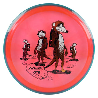 Axiom Disc Golf OTB Open 2025 Champions Cup Prism Proton Crave 6.5/5/-1/1 Red/Blue 157 grams