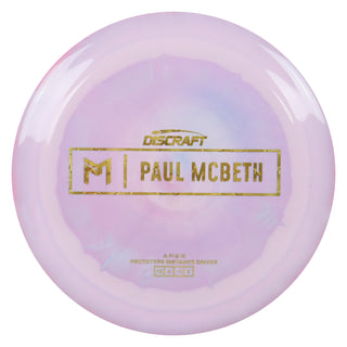 Discraft Disc Golf Paul McBeth Prototype ESP Ares Distance Driver 12/6/-1/2 Blush/Gold Stars 175g