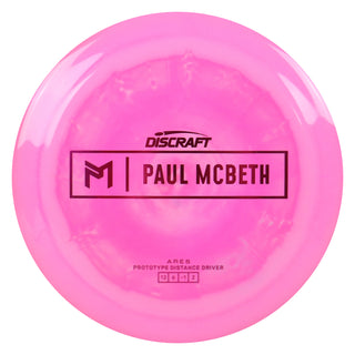 Discraft Disc Golf Paul McBeth Prototype ESP Ares Distance Driver 12/6/-1/2 Hot Pink/Magenta 174g