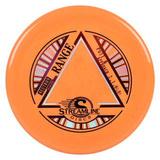 Streamline Disc Golf Neutron Range Putter 2/1/-0.5/0.5 Orange/Purple Red 173 grams