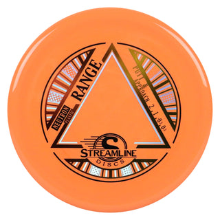 Streamline Disc Golf Neutron Range Putter 2/1/-0.5/0.5 Orange/Red Gold 173 grams