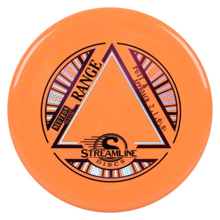 Streamline Disc Golf Neutron Range Putter 2/1/-0.5/0.5 Orange/Purple Pink 173 grams