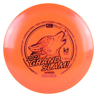 Latitude 64 Disc Golf Opto Ice Glimmer Kristin Tattar Explorer Fairway 7/5/0/2 Orange/Purple 173 grams