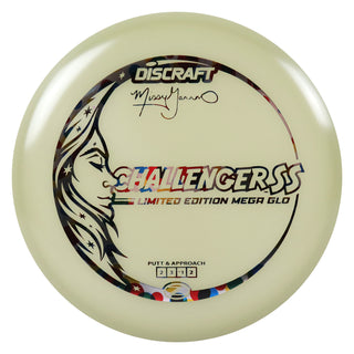 Discraft Disc Golf 2026 Missy Gannon Mega-Glo Challenger SS Putter 2/3/-1/2 Wonder 174 grams