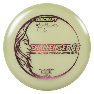 Discraft Disc Golf 2026 Missy Gannon Mega-Glo Challenger SS Putter 2/3/-1/2 Lavender 174 grams