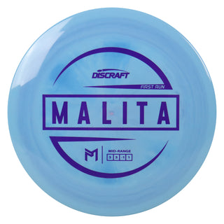 Discraft Disc Golf Paul McBeth First Run ESP Malita Midrange 5/5/-1/1 Storm Blue/Purple 170-172g 