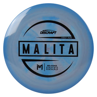 Discraft Disc Golf Paul McBeth First Run ESP Malita Midrange 5/5/-1/1 Blue Grey/Black 170-172g 