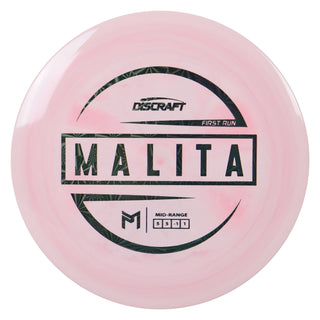 Discraft Disc Golf Paul McBeth First Run ESP Malita Midrange 5/5/-1/1 Blush/Black Prisms 173-174g 