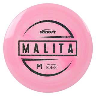 Discraft Disc Golf Paul McBeth First Run ESP Malita Midrange 5/5/-1/1 Pink/Black Prisms 173-174g 