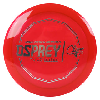 Climo Disc Golf Victory Line Osprey Distance Driver 10/6/-3/1 Red/Silver 174 grams