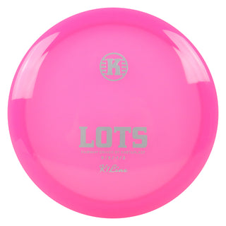 Kastaplast Disc Golf K1 Lots Fairway Driver 9/5/-1/2 Clear Pink/Grey 172 grams