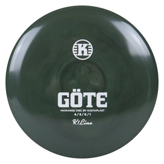 Kastaplast Disc Golf K1 Gote Midrange 4/5/0/1 Black/White 173 grams