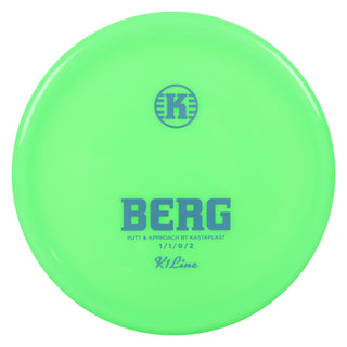 Kastaplast Disc Golf K1 Berg Putter 1/1/0/2 Green/Slate 175 grams