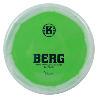Kastaplast Disc Golf K1 Grind Berg Putter 1/1/0/2 Dark Green White/Turquoise 175 grams