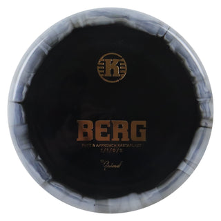 Kastaplast Disc Golf K1 Grind Berg Putter 1/1/0/2 Black White/Gold 174 grams