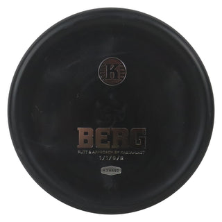 Kastaplast Disc Golf K3 Hard Berg Putter 1/1/0/2 Black/Silver 173 grams