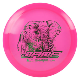 Latitude 64 Disc Golf Opto Jade Distance Driver 9/6/-2/1 Pink/Green 158 grams