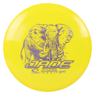 Latitude 64 Disc Golf Gold Jade Distance Driver 9/6/-2/1 Yellow/Lavender 159 grams