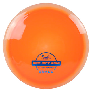 Latitude 64 Disc Golf Project Grip Grace Distance Driver 11/6/-1/2 Orange/Blue 174 grams