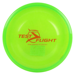 Discraft Disc Golf Z Line Zone Banger GT Concept Test Flight Putter Green/Burnt Orange 173-174g