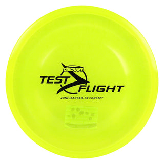 Discraft Disc Golf Z Line Zone Banger GT Concept Test Flight Putter Yellow/Black 173-174g