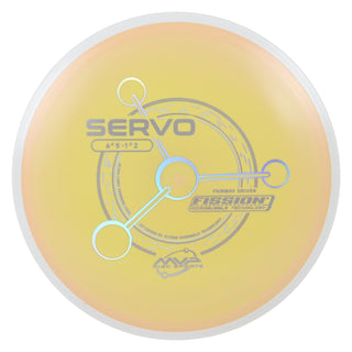 MVP Discs Sports Project Lab Coat Fission Servo Fairway Driver 6.5/5/-1/2 Yellow Peach 141 grams
