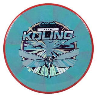 Axiom Discs Jeremy Koling Team Series Cosmic Neutron Tempo Putt and Approach Teal/Red 175 grams