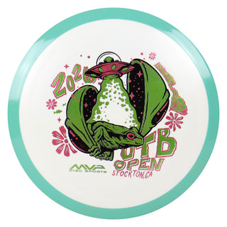 Axiom Discs 2026 OTB Open Fission Delirium Distance Driver White/Teal 174 grams