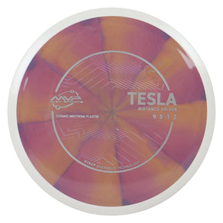 MVP Discs Sports Project Lab Coat Cosmic Neutron Tesla Distance Driver 9/5/-1/2 Dark Pink Orange 163 grams