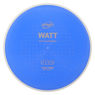 MVP Discs Sports Project Lab Coat Electron Soft Watt Putt and Approach 2/5/-0.5/0.5 Blue 174 grams