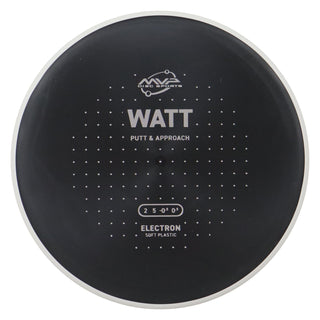 MVP Discs Sports Project Lab Coat Electron Soft Watt Putt and Approach 2/5/-0.5/0.5 Black 168 grams