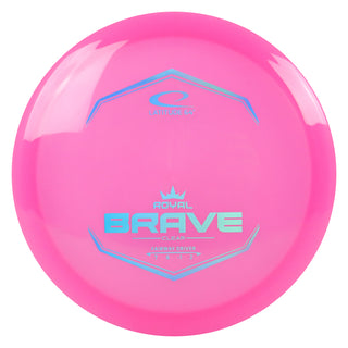 Latitude 64 Disc Golf Royal Clear Brave Fairway Driver 7/6/-1/2 Pink/Blue Holo 174 grams