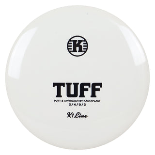 Kastaplast Disc Golf K1 Tuff Putt and Approach 3/4/0/2 White/Black 176 grams