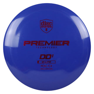 Discmania Disc Golf Premier Q-Line DD1 Distance Driver 11/6/-1/2 Blue/Magenta 174 grams