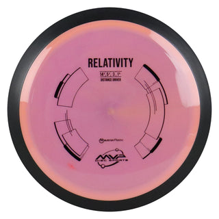MVP Disc Golf Neutron Relativity Distance Driver 14.5/5.5/-3/1.5 Peach Lavender 174 grams