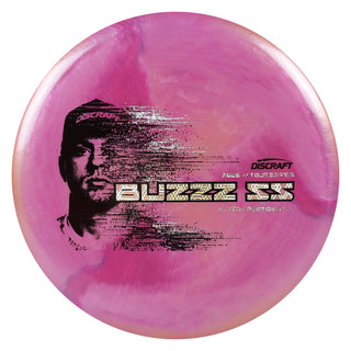 Discraft Disc Golf 2026 Ezra Robinson Tour Series Buzzz SS Pink/Holo Hexagons 175-176g