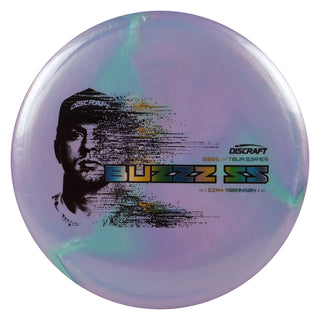 Discraft Disc Golf 2026 Ezra Robinson Tour Series Buzzz SS Lavender Mint/Blue Metallic 175-176g