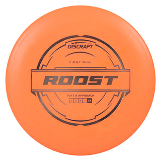Discraft Disc Golf First Run Putter Line Roost Putt and Approach 2/5/0/2 Orange/Silver 174g