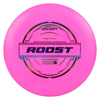 Discraft Disc Golf First Run Putter Line Roost Putt and Approach 2/5/0/2 Pink/Rainbow 172g