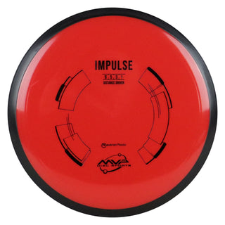 MVP Disc Golf Neutron Impulse Distance Driver 9/5/-3/1 Bright Red 155 grams
