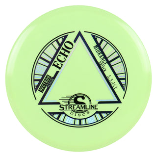 Streamline Disc Golf Neutron Echo Midrange Disc 5/5/-1.5/1 Pastel Yellow/Purple Blue 173 grams