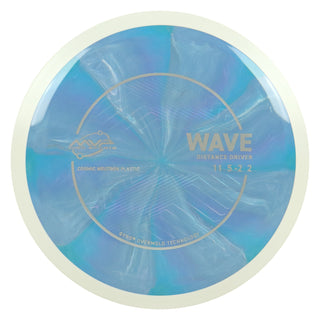 MVP Discs Sports Project Lab Coat Cosmic Neutron Wave Distance Driver 11/5/-2/2 Blue Aqua 169 grams