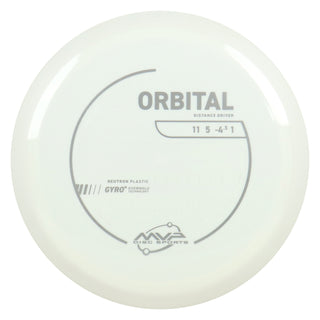 MVP Discs Sports Project Lab Coat Neutron Orbital Distance Driver 11/5/-4.5/1 White 163 grams