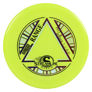 Streamline Disc Golf Neutron Range Putter 2/1/-0.5/0.5 Yellow/Purple Pink 174 grams