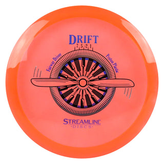 Streamline Disc Golf Proton Drift Fairway Driver 7/5/-2/1 Orange/Blue Purple 173 grams