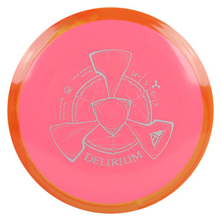 Axiom Disc Golf Neutron Delirium Distance Driver 14.5/5/-0.5/3 Pink/Orange Blend 174 grams