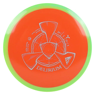 Axiom Disc Golf Neutron Delirium Distance Driver 14.5/5/-0.5/3 Orange/Lime 173 grams